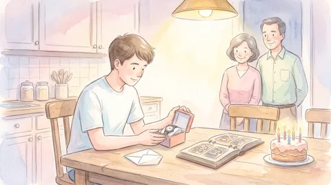 Cadeau des 18 ans de ton fils : argent, papiers, souvenir