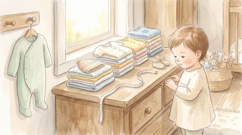 Taille vêtements bébé : bien viser avec un cadeau