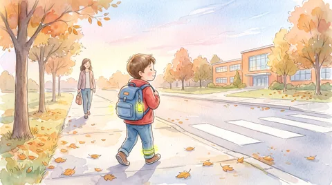 Aller seul à l'école : visibilité, trajet et bon moment